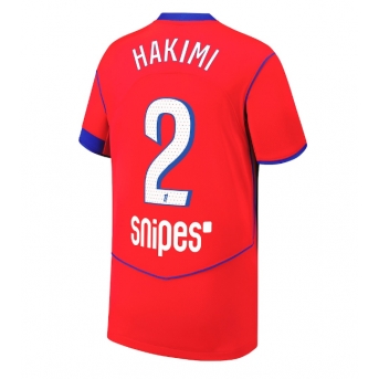 Billige Fotballdrakt Paris Saint-Germain Achraf Hakimi #2 Replika Tredjedrakt 2025-26 Kortermet